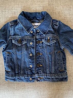 Trucker Jean Jacket for Toddler, Denim Jacket for Baby Boy or baby girl, unisex